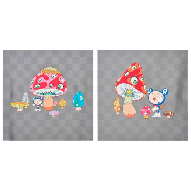 Takashi Murakami — Две гравюры художника
