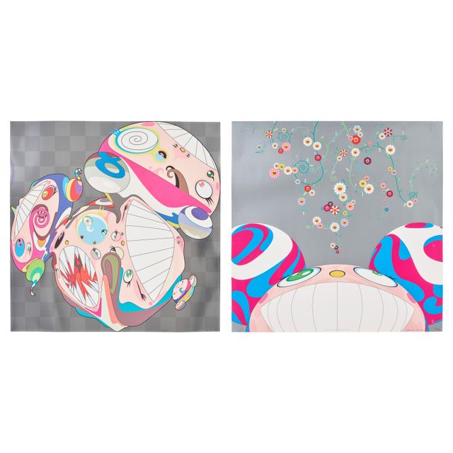 Takashi Murakami — Две гравюры художника