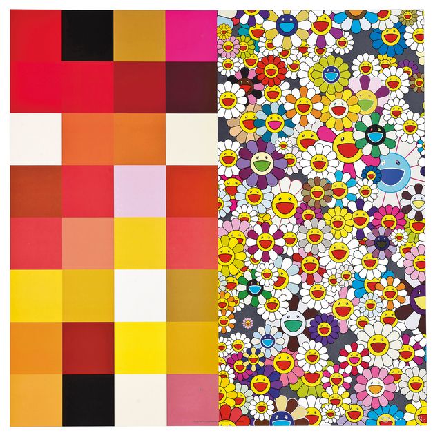 Takashi Murakami — Иглоукалывание/Цветы (шашки)