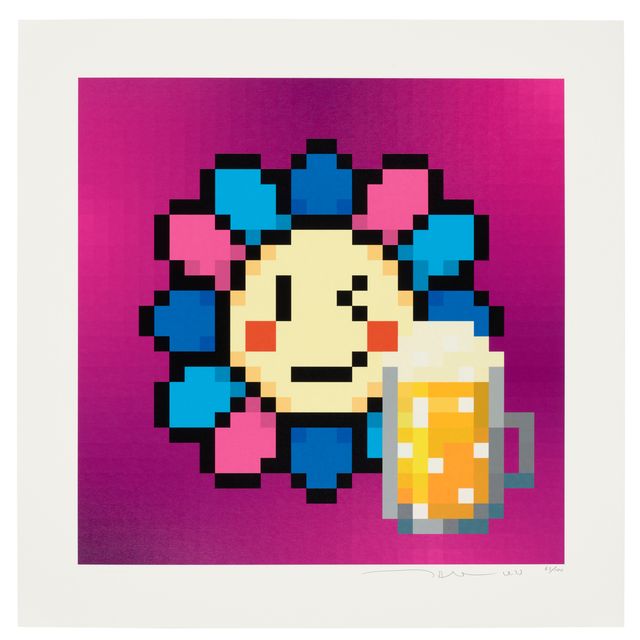 Takashi Murakami — Цветок №1527, выпитый разливным пивом