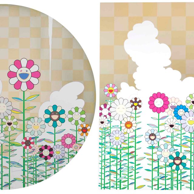 Takashi Murakami — Две гравюры художника