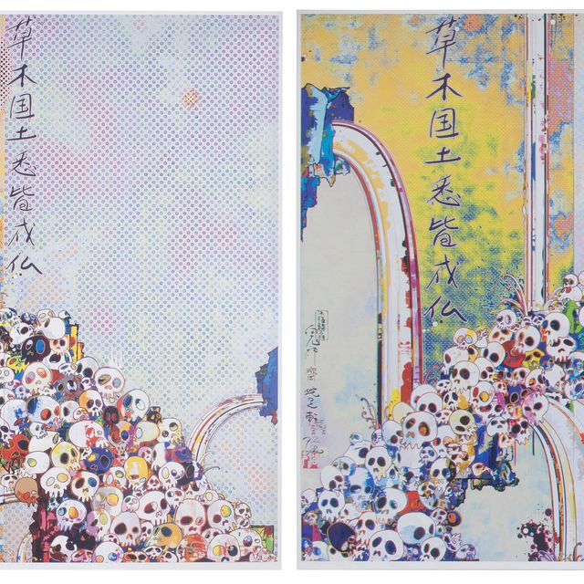 Takashi Murakami — Две гравюры художника