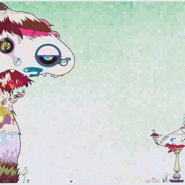 Takashi Murakami — Постепенно Hypha покроет весь мир. "Скоро мы сможем добраться до двери в чужой мир. Подождите, пока мы туда не доберемся!"