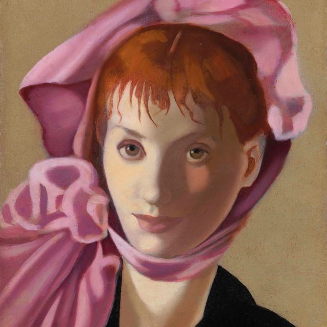 Tamara de Lempicka — Портрет молодой девушки по-русски (спереди ); Абстрактный этюд ( сзади )