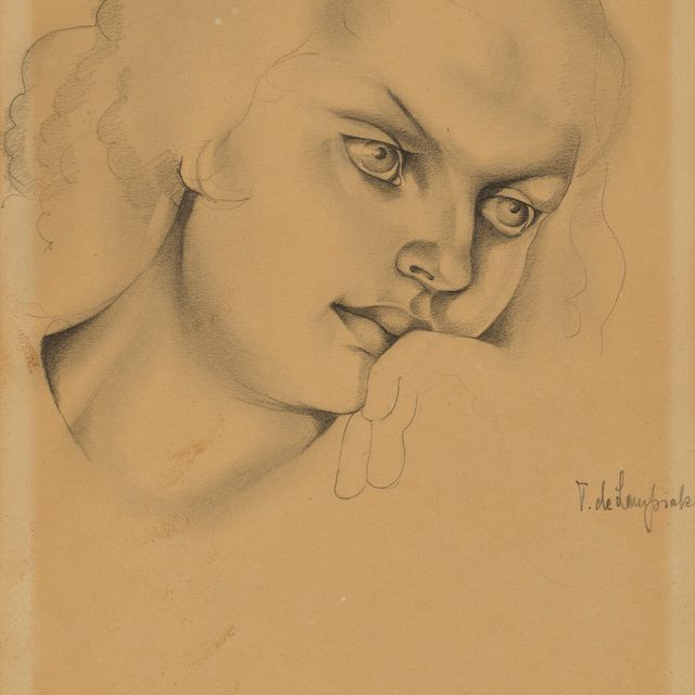 Tamara de Lempicka — Портрет молодой женщины