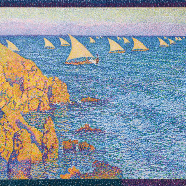 Theo van Rysselberghe — Барки пеше–Средиземноморье