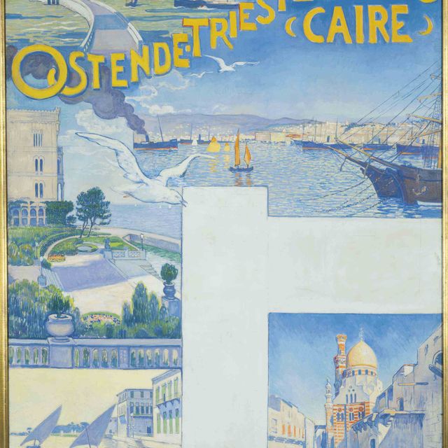 Theo van Rysselberghe — Экспресс "Кэр" Остенде-Триест (проект для компании по производству вагонов)