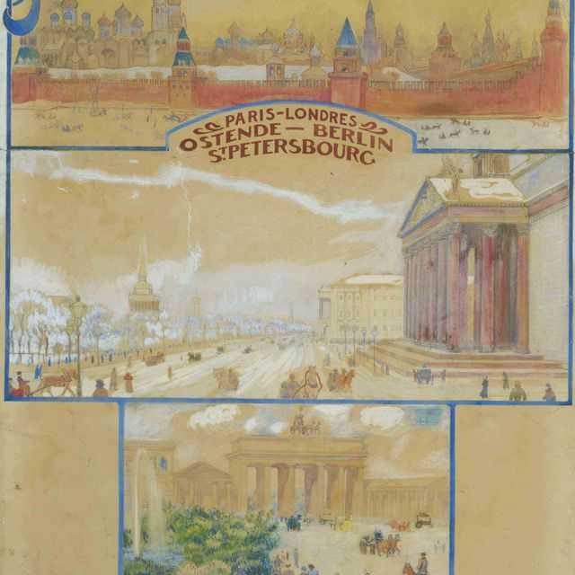 Theo van Rysselberghe — Северный Экспресс (Проект для компании по производству вагонов)