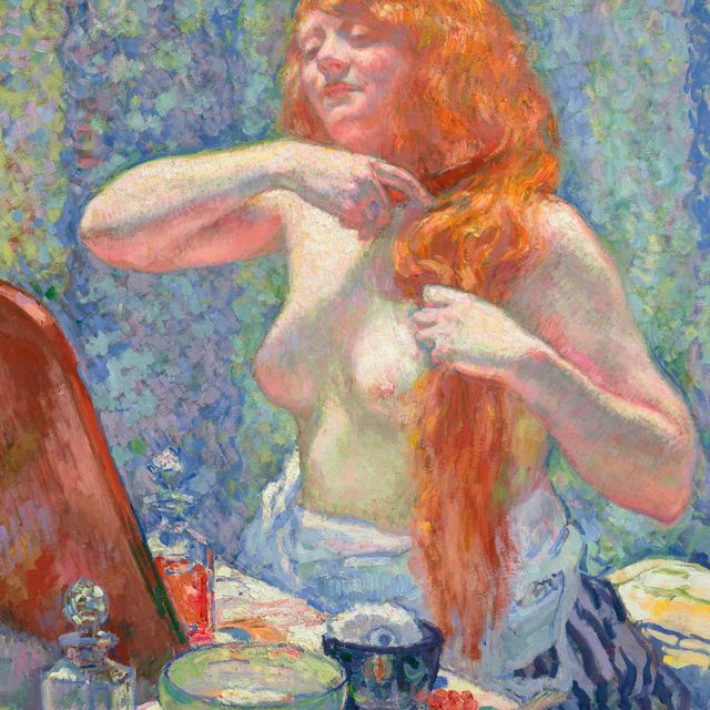 Theo van Rysselberghe — Женская прическа (La rousse, VIII)