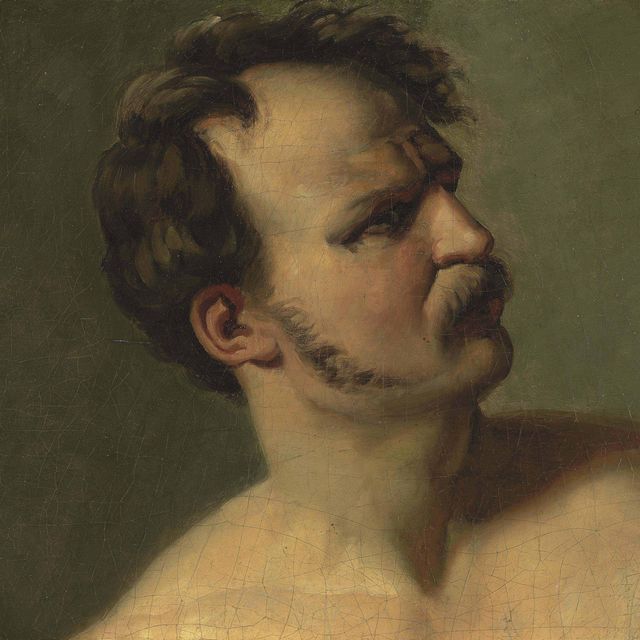 Théodore Géricault — Изучение мужчины в профиль