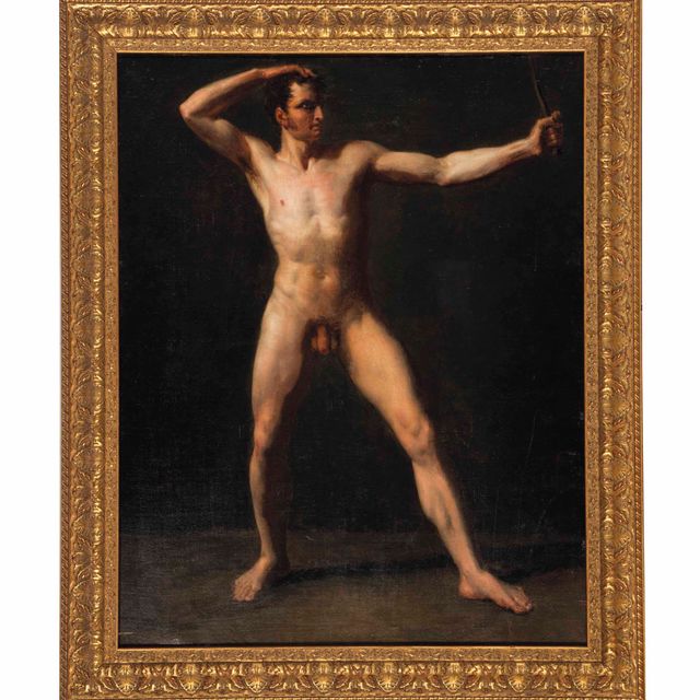 Théodore Géricault — Изучение обнаженного мужчины