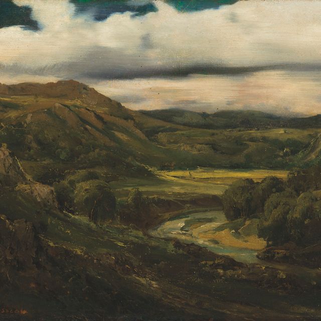 Theodore Rousseau — Долина и горы Оверни