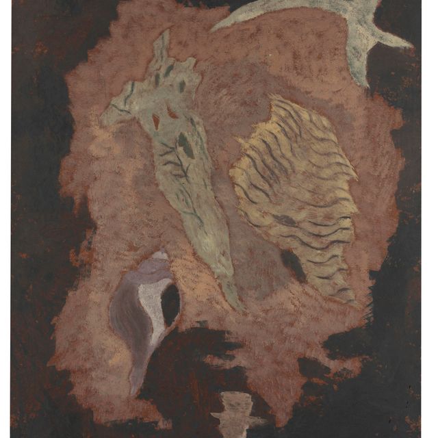 Theodoros Stamos — Что делает ветер (натюрморт, Огненный остров)