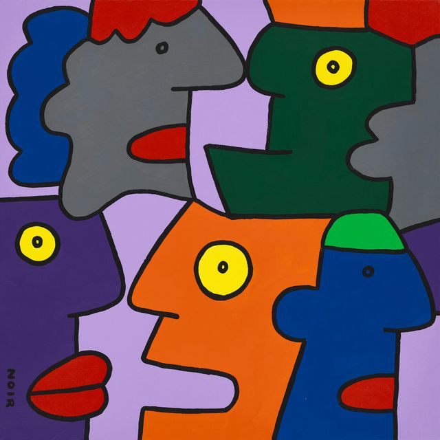 Thierry Noir — Оживленная дискуссия За прилавком. Однако, Кто съел весь арахис?