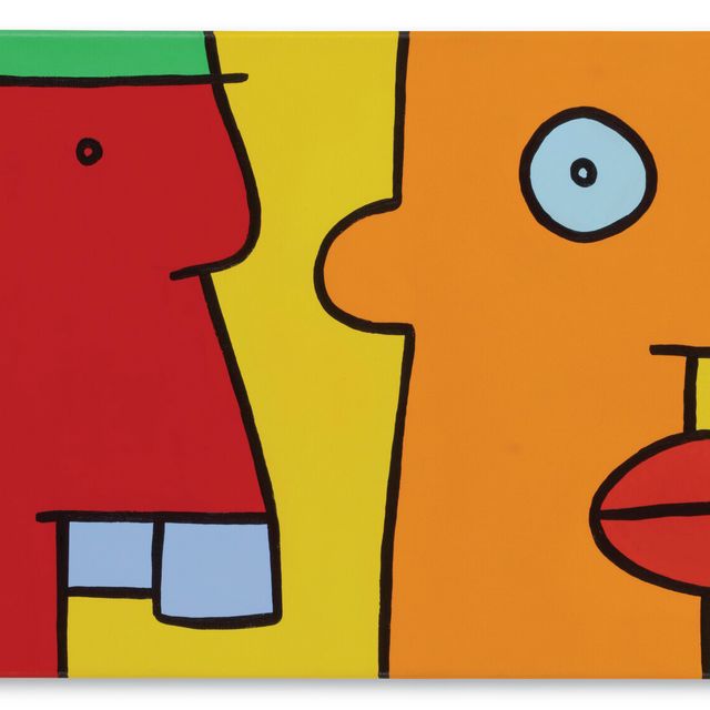Thierry Noir — Мы ждем следующего поезда метро. Возможно, там будет немного меньше народу