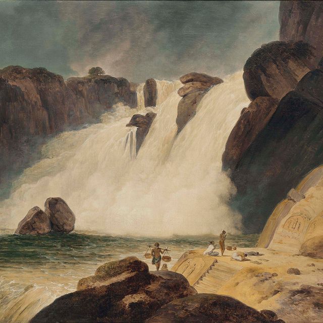 Thomas Daniell — Водопад в Папанасаме, округ Тинневелли (штат Тамилнад)