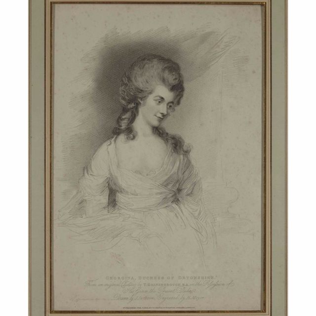 Thomas Gainsborough — Джорджина, герцогиня Девенширская, супруг Х. Мейер
