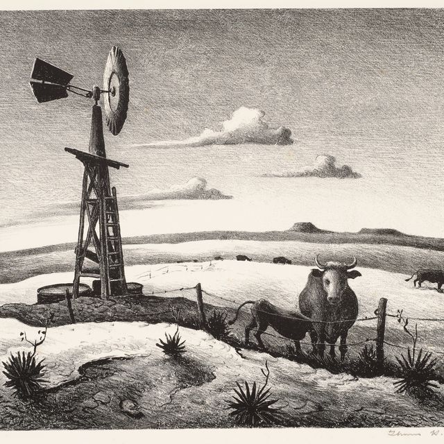 Thomas Hart Benton — Западный Техас