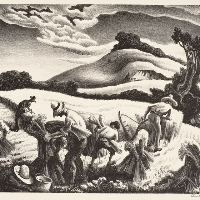 Thomas Hart Benton — Укачивающая пшеница