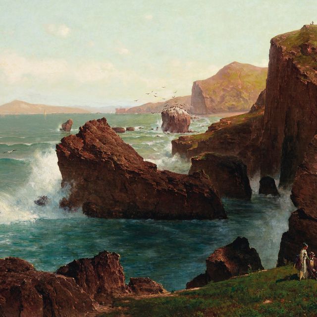 Thomas Hill — Пикник на берегу моря