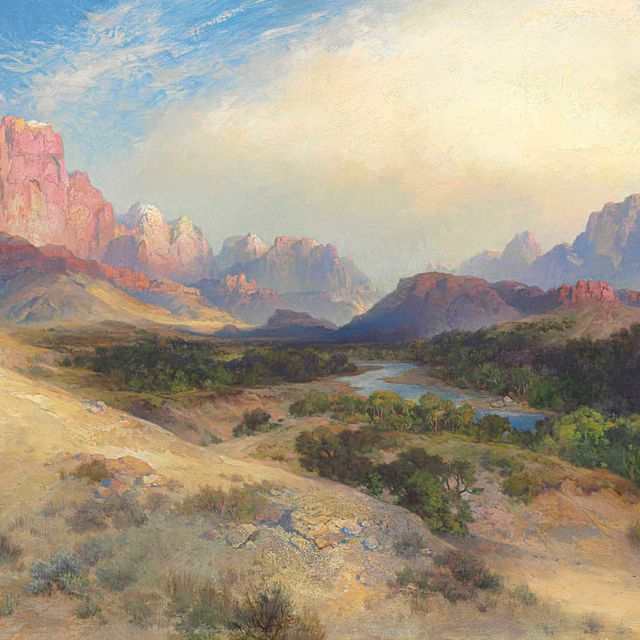 Thomas Moran — Долина Зайон, Южная Юта