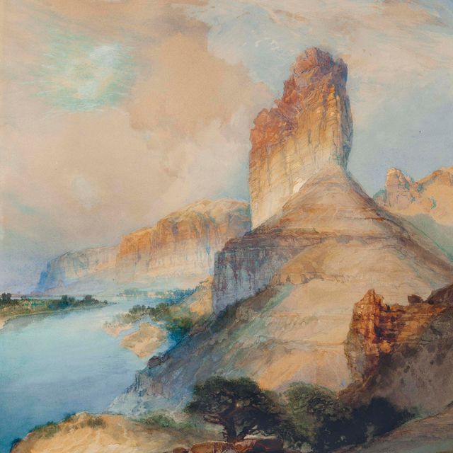 Thomas Moran — Касл-Батт, Грин-Ривер, Вайоминг