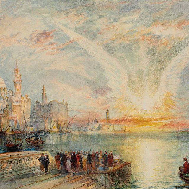 Thomas Moran — Для Вас, Боящихся Имени Моего, Взойдет Солнце Праведности с Исцелением в Своих Лучах