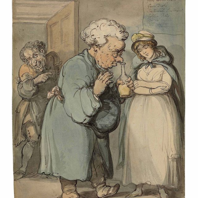 Thomas Rowlandson — Шарлатан доктор Хамбаг дает советы бесплатно