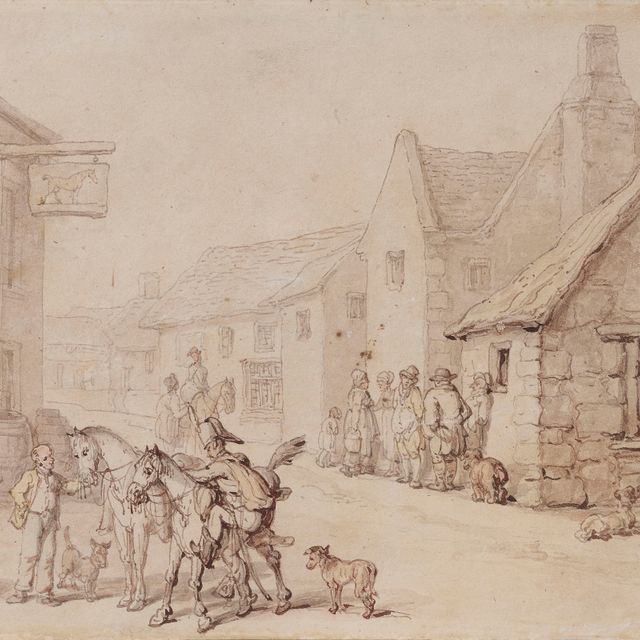 Thomas Rowlandson — Деревенская сцена
