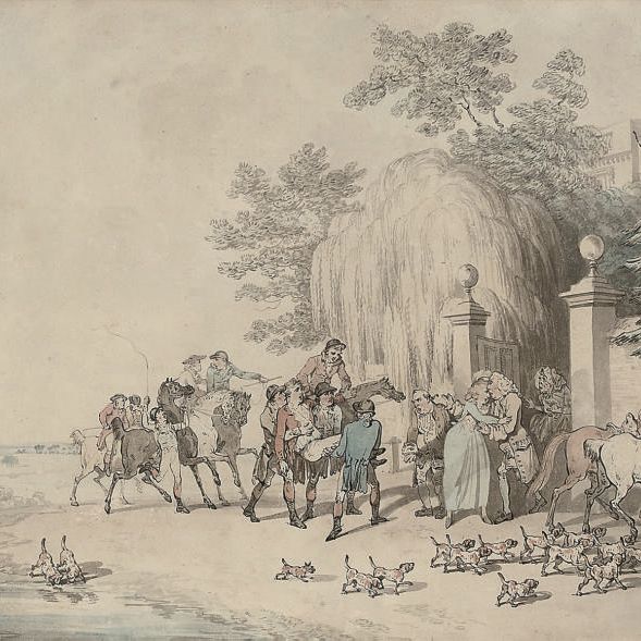 Thomas Rowlandson — Раненый охотник