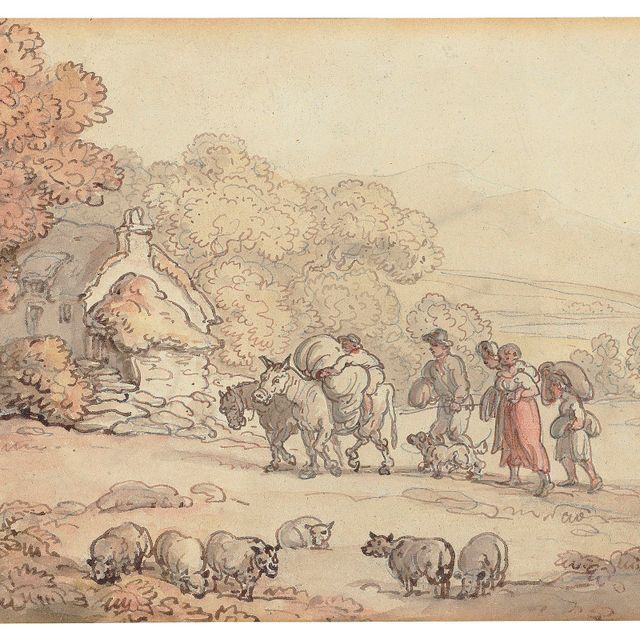 Thomas Rowlandson — Возврат с рынка