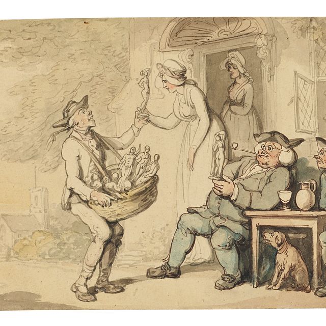 Thomas Rowlandson — Продавец статуэток