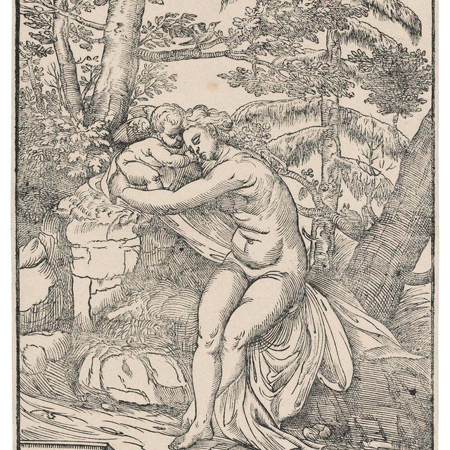 Titian — Венера и Купидон