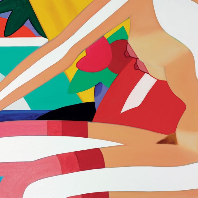 Tom Wesselmann — Обнаженный закат в красных чулках