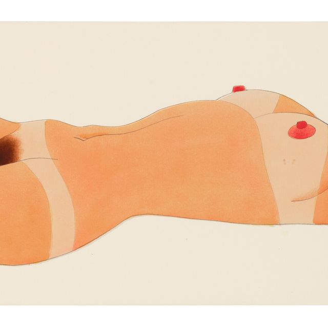Tom Wesselmann — Обнаженная в чулках