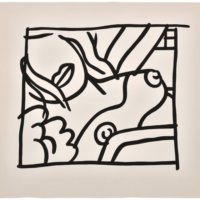 Tom Wesselmann — Светлый каракуль в спальне (черный)