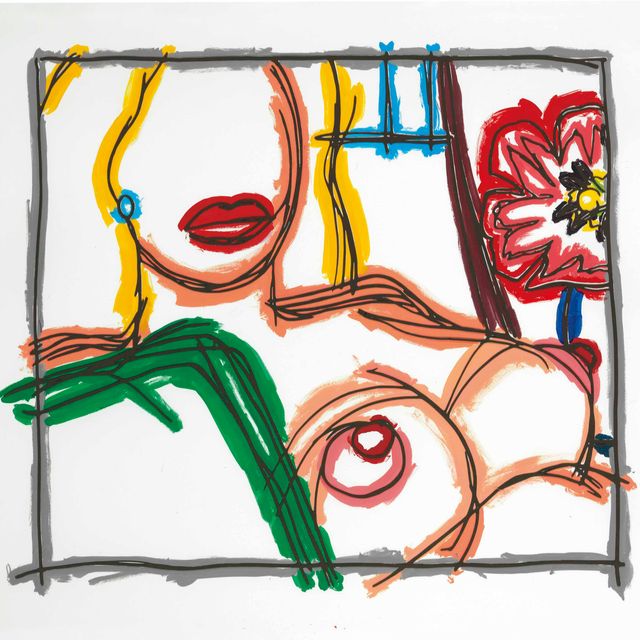 Tom Wesselmann — Из рисунка обнаженной натуры (реверс и черный цвет)