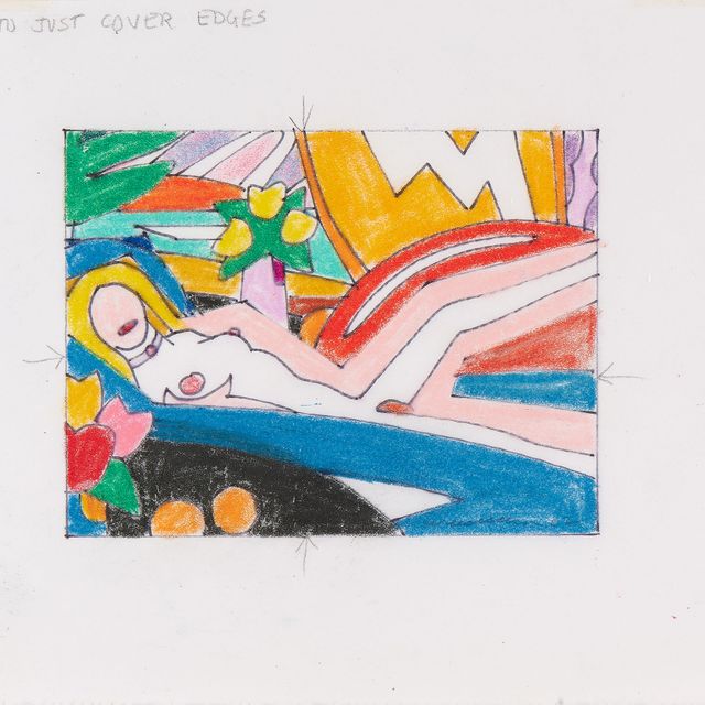 Tom Wesselmann — Этюд для обнаженного заката (в квадрате)
