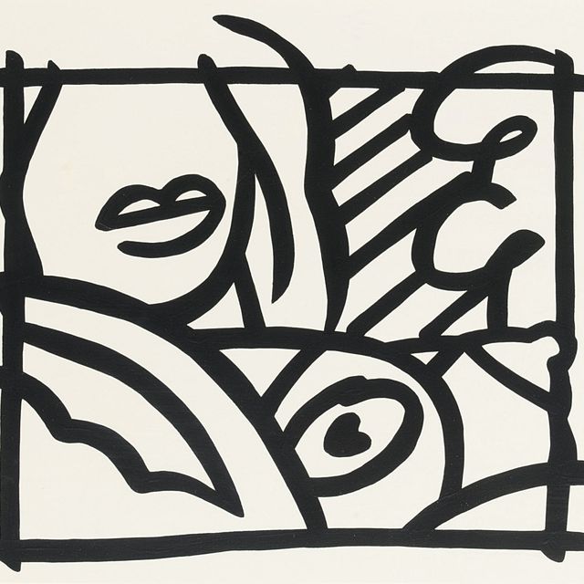 Tom Wesselmann — Кабинет для спальни Блонд с лавандовыми обоями (черный)