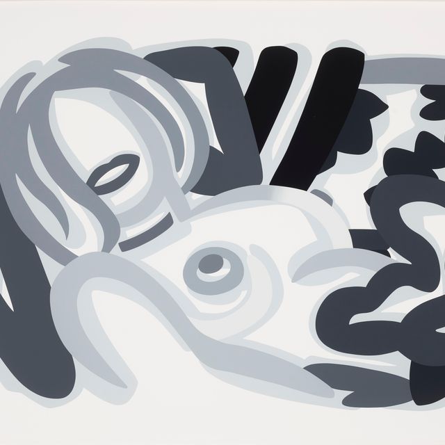 Tom Wesselmann — Крупная блондинка с колье (Гризайль)