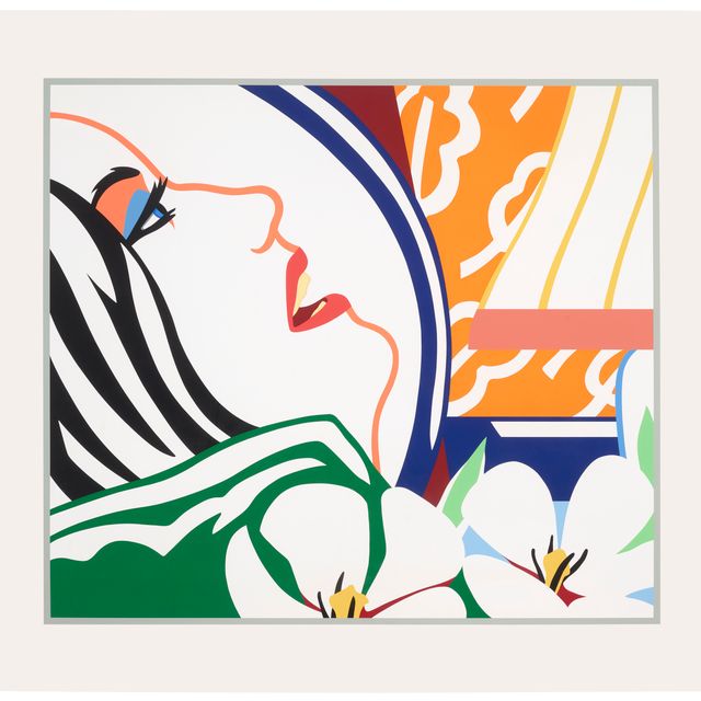 Tom Wesselmann — Стены спальни оклеены оранжевыми обоями