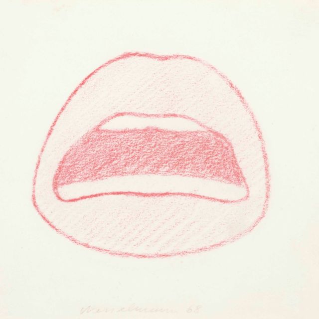 Tom Wesselmann — Рисунок для рта с "несмываемым отпечатком"