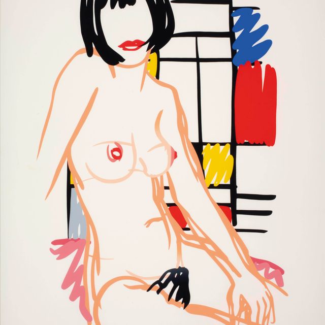 Tom Wesselmann — Моника сидит с Мондрайном