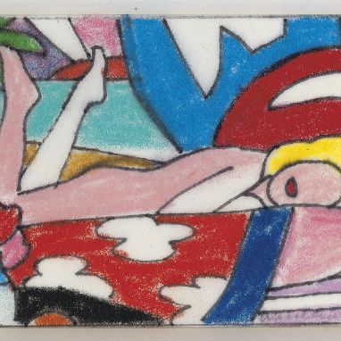 Tom Wesselmann — Этюд для обнаженного заката (две ноги вверх)