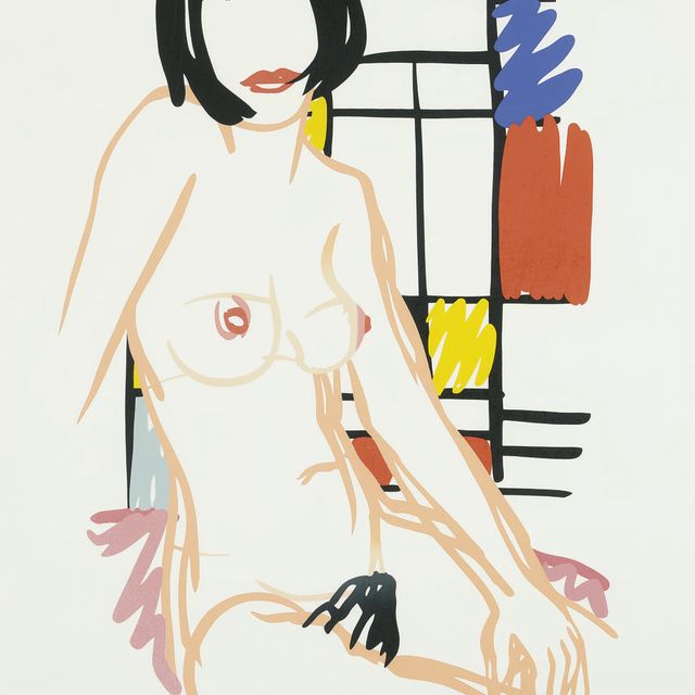 Tom Wesselmann — Моника сидит с Мондрайном