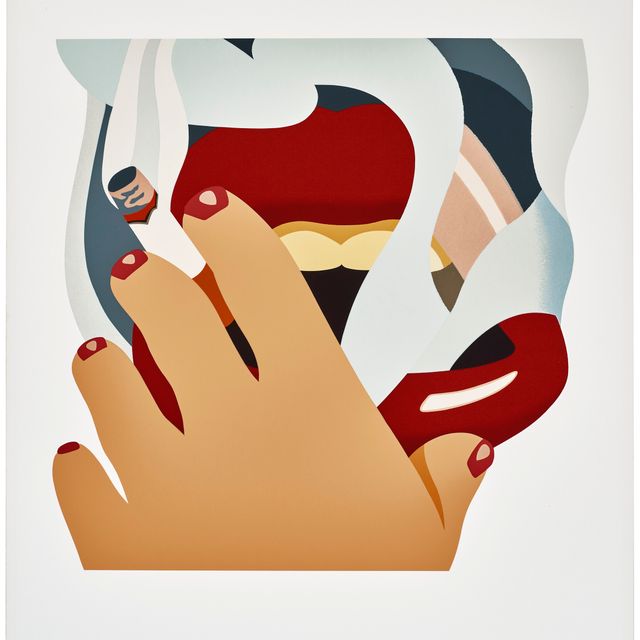 Tom Wesselmann — Курильщик с американского портрета