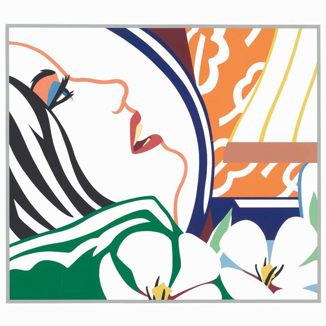 Tom Wesselmann — Стены спальни оклеены оранжевыми обоями