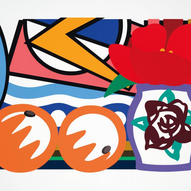 Tom Wesselmann — Натюрморт с Лихтенштейном и двумя апельсинами