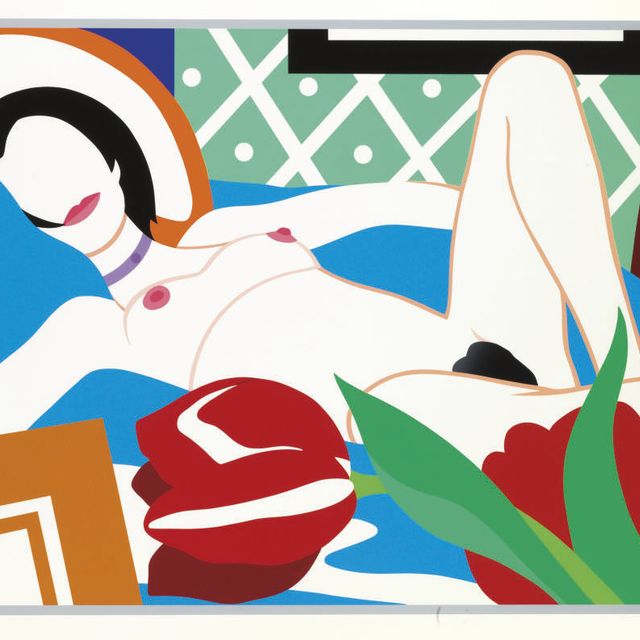 Tom Wesselmann — Моника с тюльпанами