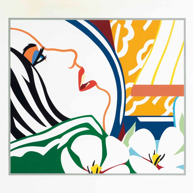Tom Wesselmann — Стены спальни оклеены оранжевыми обоями